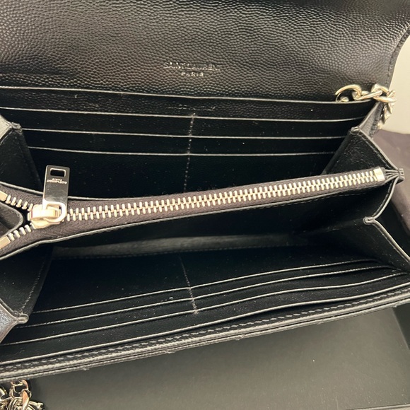 YSL Black Leather Chain Bag - Picture 7 of 13